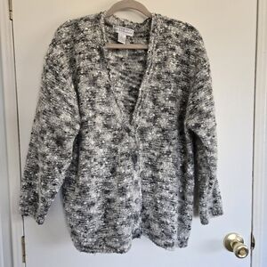 Vintage Dress Barn Cardigan Women's 18/20 Gray